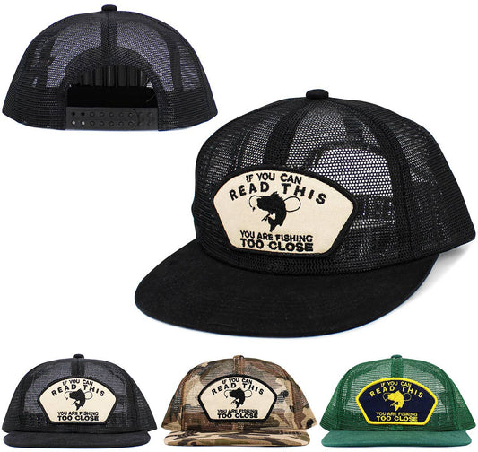 Fishing Mesh Vintage Ballcap: CAM