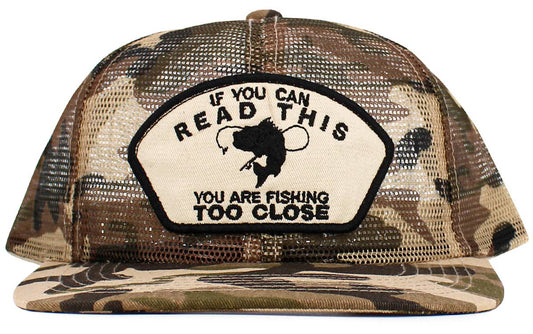 Fishing Mesh Vintage Ballcap: CAM