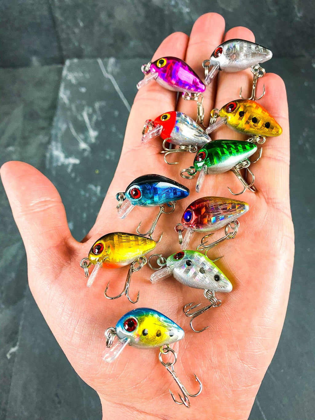 Mini Hard Crankbait Sinking Minnow Set: 16